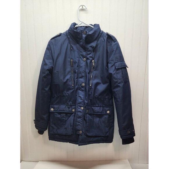 Wantdo Women's Ski Jacket/Winter Coat Navy with Faux Fur Trim Small - Picture 1 of 16